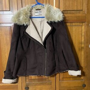 Sued Coat with Shepard lining.